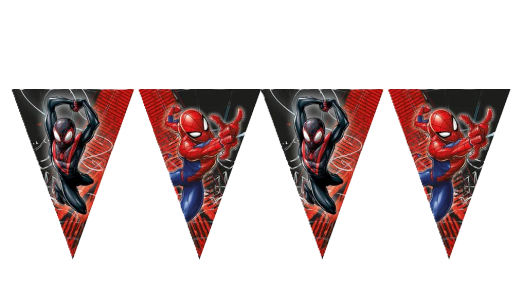 festone-bandierine-spiderman-01 Festone Bandierine Spiderman