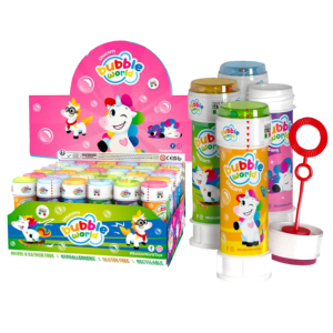 Bolle di sapone unicorn, bolle , confezione da 36, giochi e accessori per festa bambini