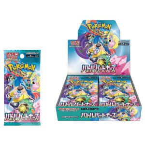 Box carte  battle partners japan, box 30 pacchetti da 5 carte, carte collezionabili