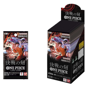 Box carte one piece op-16 final battle japan, box 24 pacchetti da 6 carte, carte da gioco collezionabili
