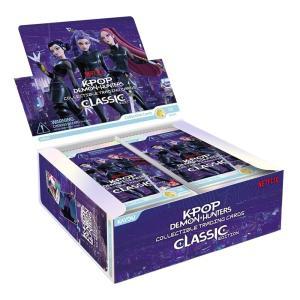 Box carte k-pop demon hunters classic, box 20 pacchetti da 5 carte, carte da gioco collezionabili