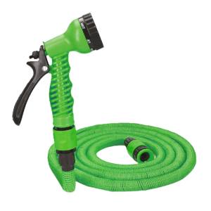 Tubo irrigazione da giardinaggio estensibile 7,5-22,5mt, formato a 7 getti, accessori per giardinaggio