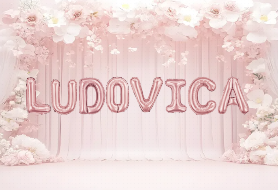 Palloncini nome Ludovica