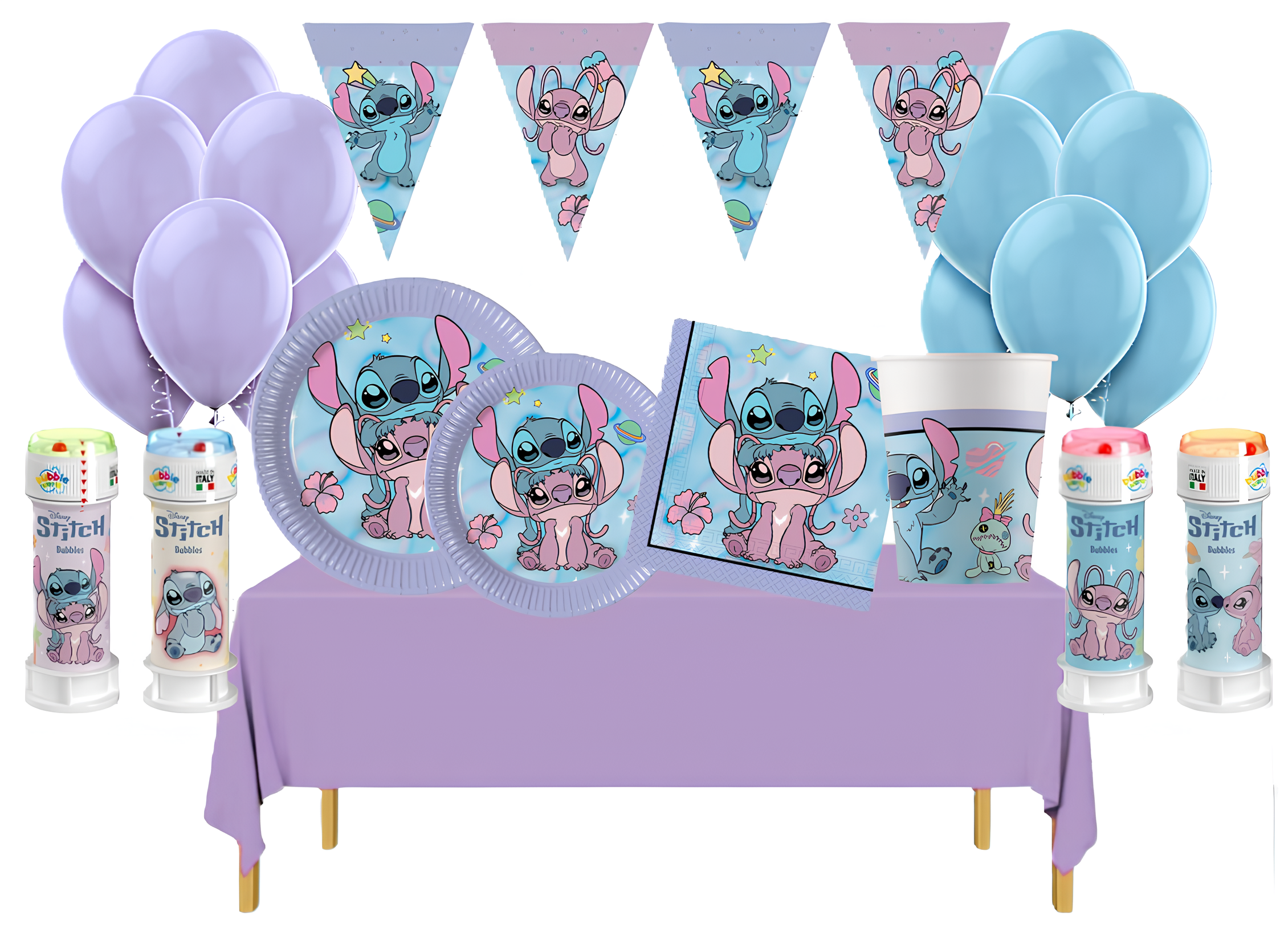 kit-compleanno-stitch-angel-24-Persone-01 Kit Compleanno Stitch Angel per 24 Persone