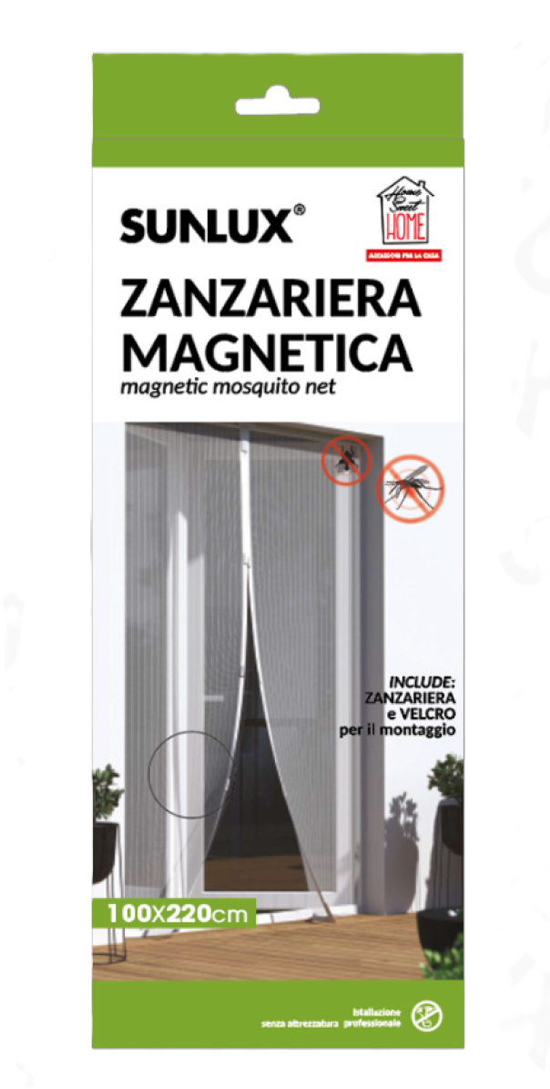 Zanzariera Magnetica Nera 100x220cm