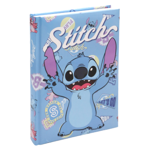 Diario stitch boy 10 mesi non datato, formato 15x20cm, accessori scuola stitch