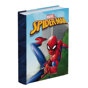 Diario spiderman 10 mesi non datato, formato 15x20cm, accessori scuola spiderman