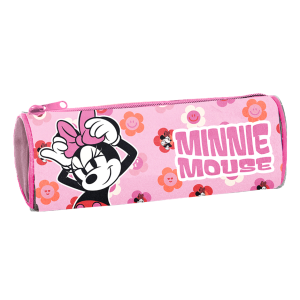 Astuccio tombolino minnie mouse, portapenne con cerniera 23x8cm, accessori scuola bambino