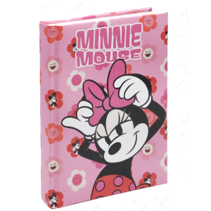 Diario minnie mouse 10 mesi non datato, formato 15x20cm, accessori scuola minnie mouse