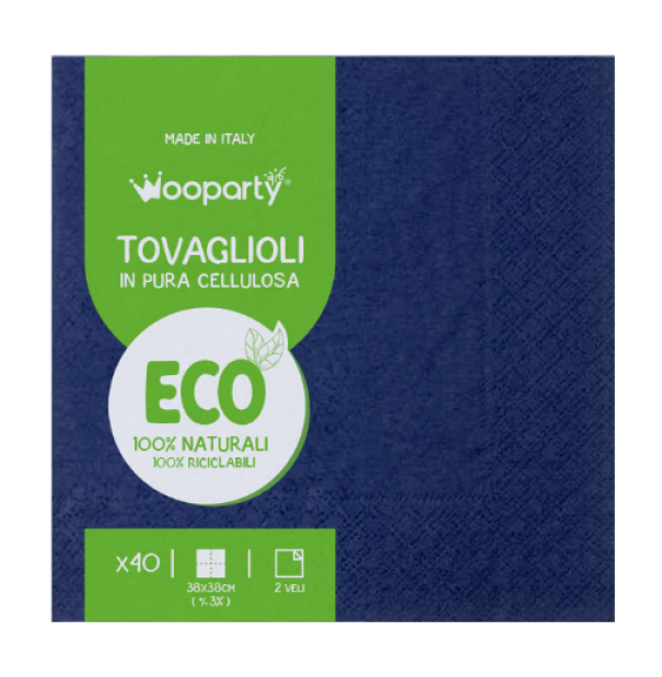 Tovaglioli in Carta Blu