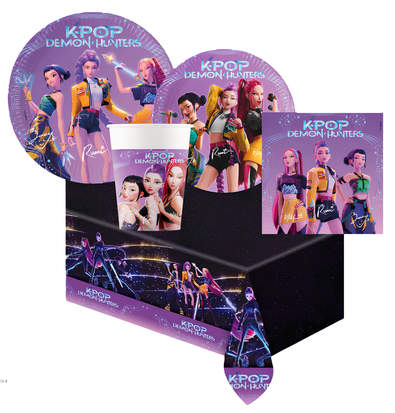 kit-compleanno-tavola-K-Pop-01 Kit Compleanno Tavola K-Pop