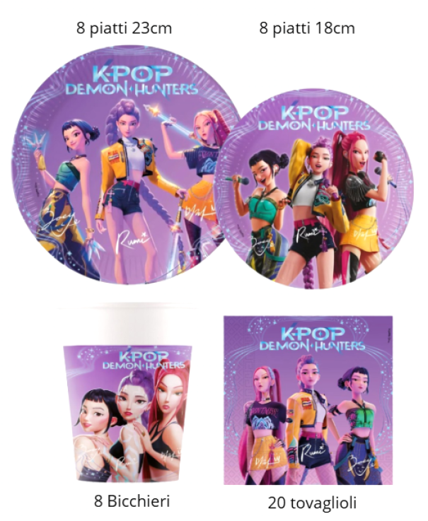 kit-compleanno-tavola-K-Pop-03 Kit Compleanno Tavola K-Pop