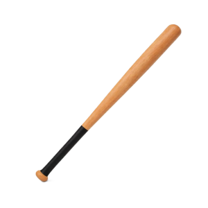 Mazza da baseball in legno 73 cm - impugnatura antiscivolo, mazza resistente per allenamento, gioco e tempo libero – ideale per adulti e ragazzi