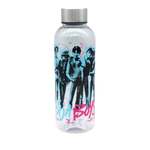 Borraccia k-pop demon hunters 850ml, bottiglia huntrix in pet, dimensione 8x22cm