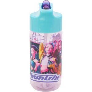 Borraccia k-pop demon hunters 430ml, huntrix bottiglia con beccuccio in pp, dimensione 17x6,5cm
