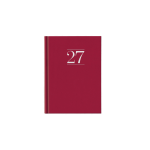 Agenda settimanale 2027 – 128 pagine, formato 17x24 cm, colori assortiti