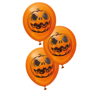 Palloncini in lattice halloween, confezione da 6, dimensione 12''