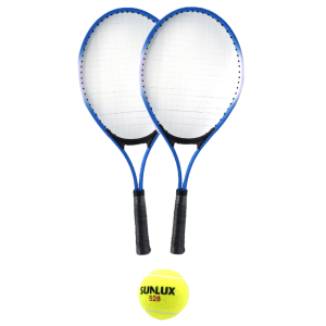 Racchette da tennis 70 cm con pallina inclusa, set racchette da tennis per bambini e ragazzi, leggere e resistenti, ideali per gioco e tempo libero indoor e outdoor