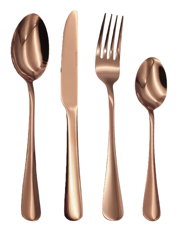Set Posate Oro Rosa