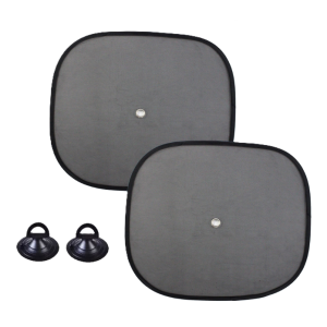 Parasole per finestrino 44x38cm, confezione da 2 tendine con ventose, parasole per auto