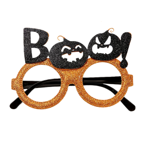 Occhiali halloween per feste e party a tema, accessorio per costume e travestimento, decorazione divertente, 13 x 9,5 cm