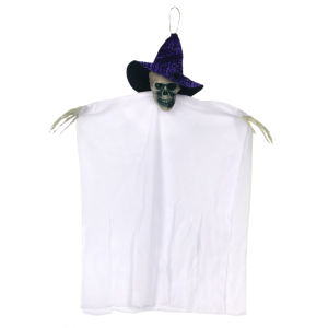 Decorazione halloween teschio appendibile, dimensione 50x60cm