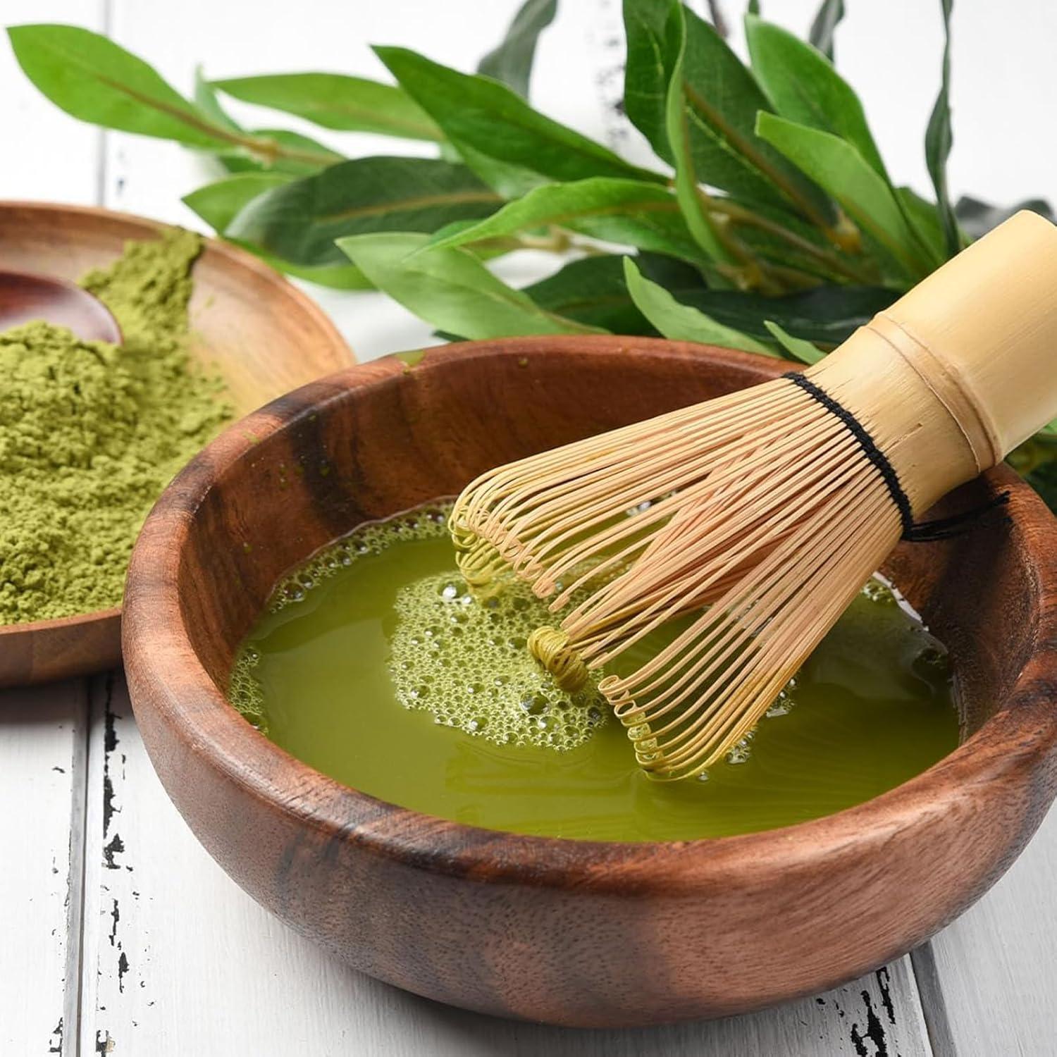 Frusta per Matcha in Bambu Naturale